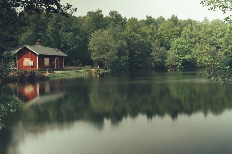 Kamperen in Smålands meren