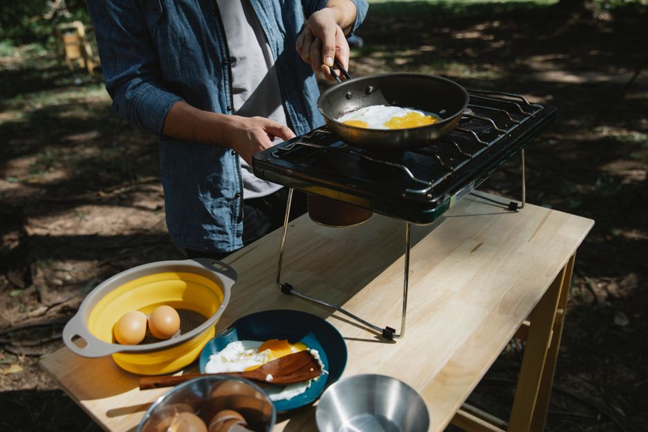 Mobiele buitenkeuken: het kookstation voor de camping