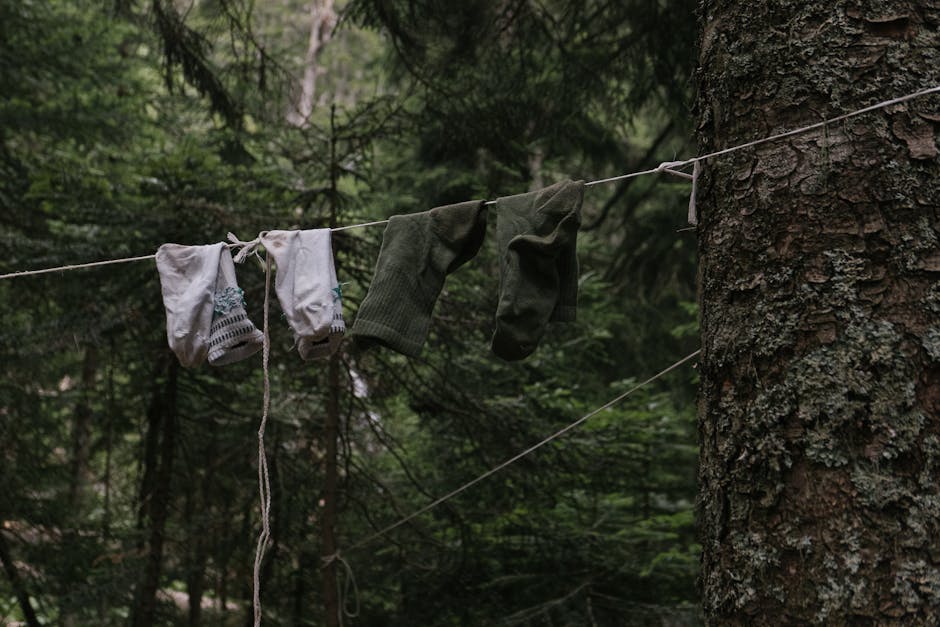 Was doen op de camping: waslijn, waspoeder en droograks voor onderweg
