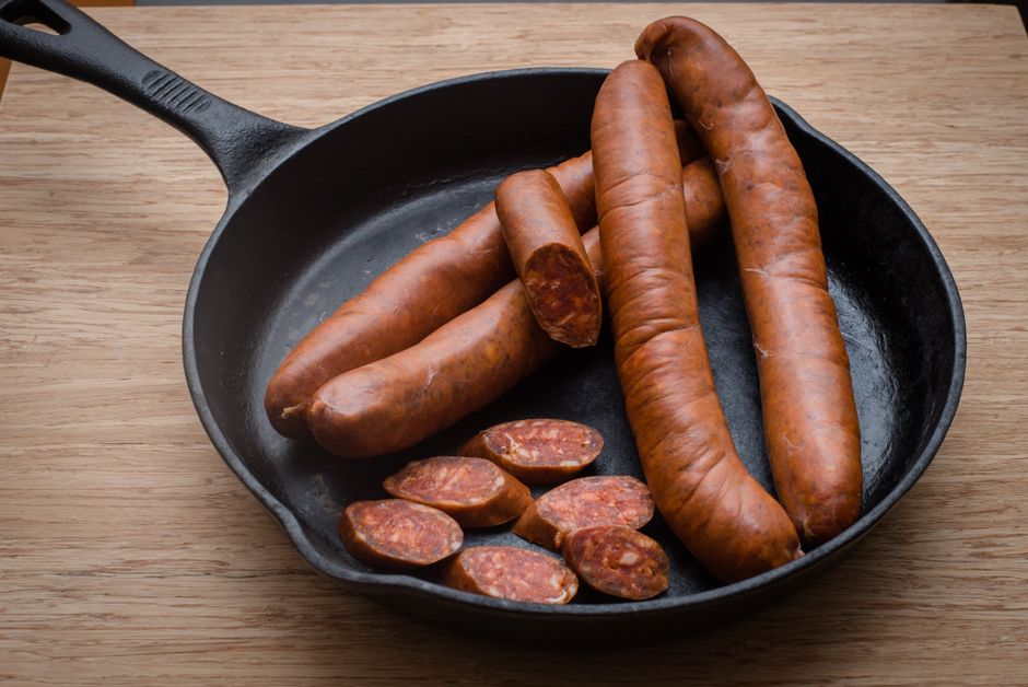 One-pot chorizo-rijst met paprika