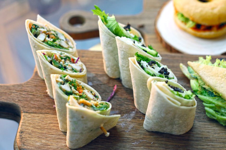 Wrap met kipfilet en avocado