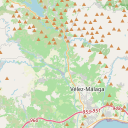 Locatie van Camping Presa La Viñuela