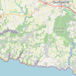 Locatie van Camping de Locouarn