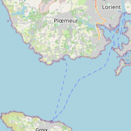 Locatie van Camping municipal de l'île de Groix