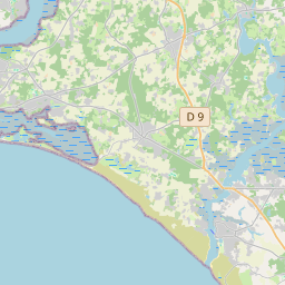 Locatie van Camping de Saint-Cado