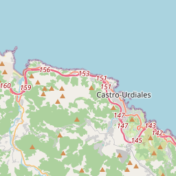 Locatie van Camping Oriñón