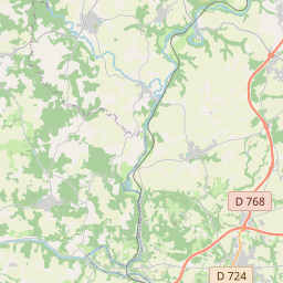 Locatie van Camping de Pont Augan
