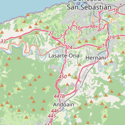 Locatie van Camping Igara de San Sebastian
