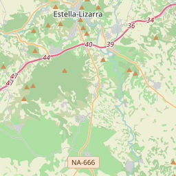 Locatie van Lizarra