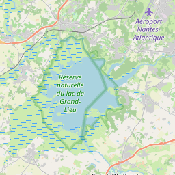 Locatie van Les Rives de Grand Lieu