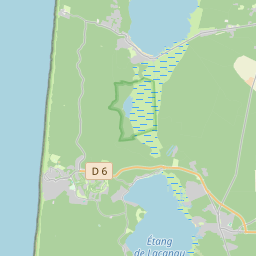 Locatie van Camping de l'Océan Carcans