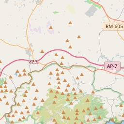 Locatie van Camping Las Torres
