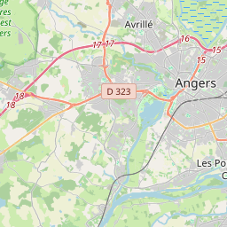 Locatie van Camping de la Bradiere