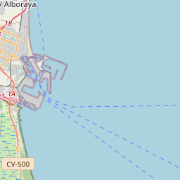 Locatie van Bungalows Park Albufera