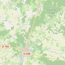 Locatie van Camping municipal - Le Pont des Fées
