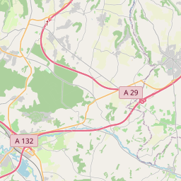 Locatie van Aire naturelle de camping Le Lieu Joly