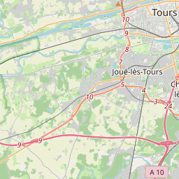 Locatie van Camping La Mignardière