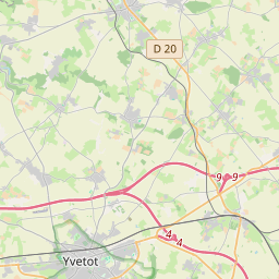 Locatie van Camping à la ferme de Flamanville