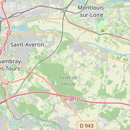 Locatie van Aire camping-car de Saint Avertin