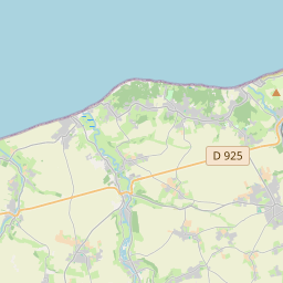 Locatie van GCU Quiberville