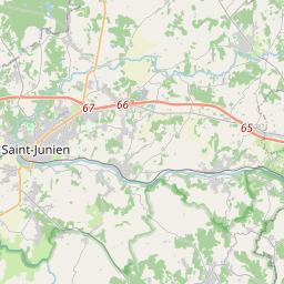 Locatie van CAMPING-CAR Park Saint-Junien (Haute Vienne)
