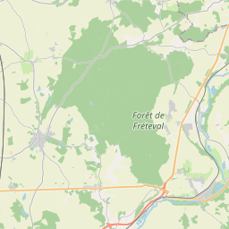 Locatie van Camping de la Varenne