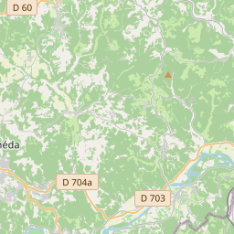 Locatie van Camping La Roussie