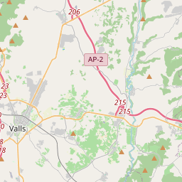 Locatie van Terreny d'acampada Les Esplanes