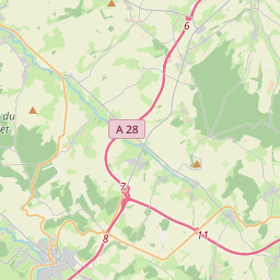 Locatie van Camping Sainte-Claire