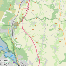 Locatie van Camping La Dune Blanche