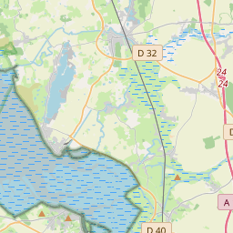 Locatie van La Safrière