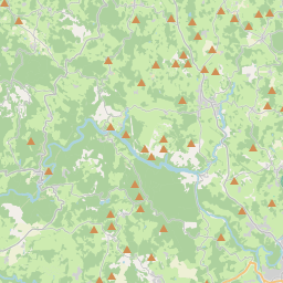 Locatie van Camping des Roches