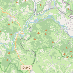 Locatie van Camping des Falaises