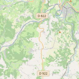 Locatie van Camping de la Diège