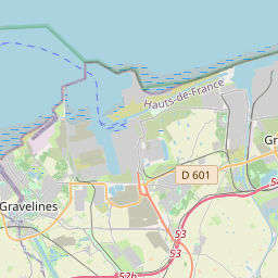 Locatie van Camping des Dunes