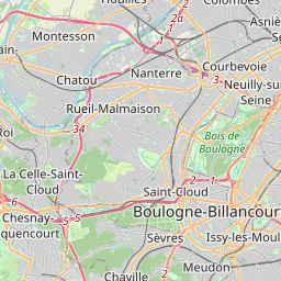 Locatie van Camping de Paris