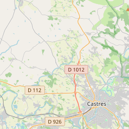 Locatie van Camping de Gourjade