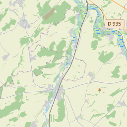 Locatie van Camping de la Vallée de l'Avre