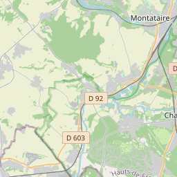 Locatie van Camping de l'Abbatiale