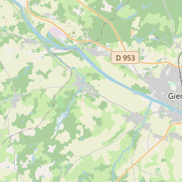 Locatie van Camping Touristique de Gien