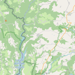 Locatie van Camping de Tauves