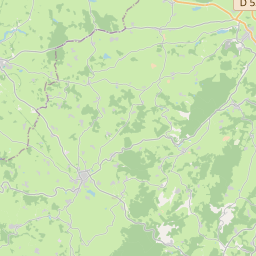 Locatie van La Crouzille