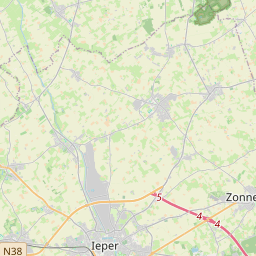 Locatie van 't Hof Bellewaerde