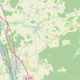 Locatie van Camping Municipal de La Saulaie
