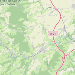 Locatie van Camping d'Ebreuil