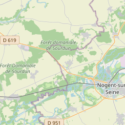 Locatie van Camping Municipal de Nogent-sur-Seine