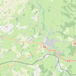 Locatie van Camping de la Route Bleue