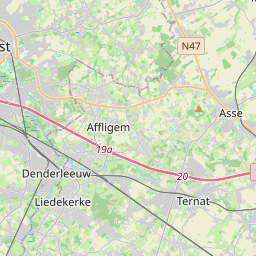 Locatie van Bivakzone Stinnekesaan - Meldert