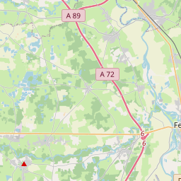 Locatie van Camping de la Route Bleue