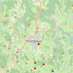 Locatie van Camping municipal de Choumouroux